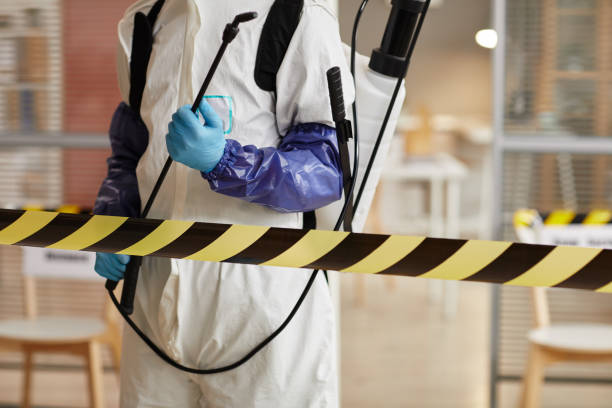 Professional Trauma Scene Cleanup technician working in Gowen, MI